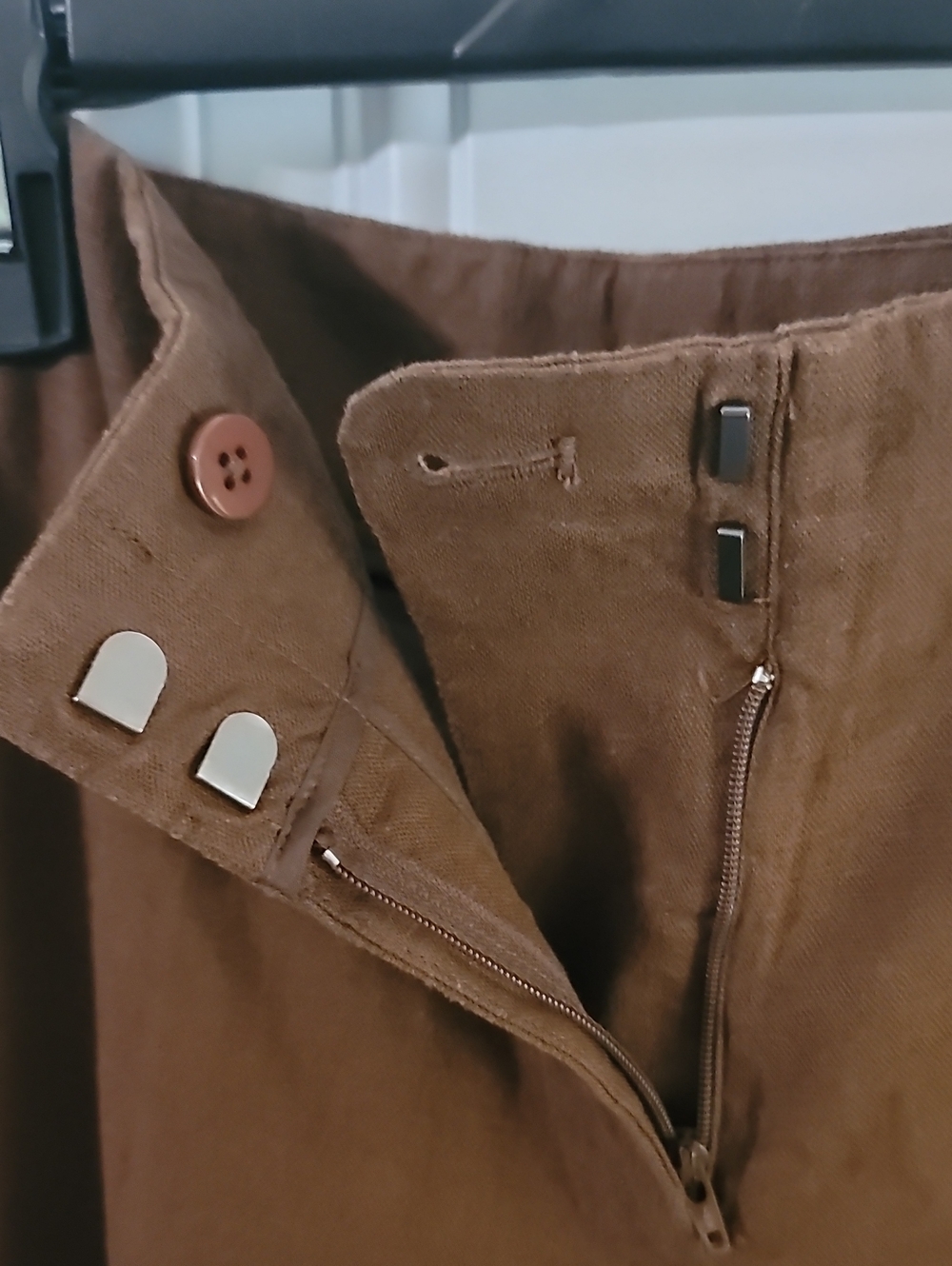 Talbots Brown Straight-Leg Dress Trousers - Picture 6 of 10